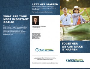 GESA Credit Union Brochures