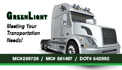 Green Light Transportation Business Card Backside